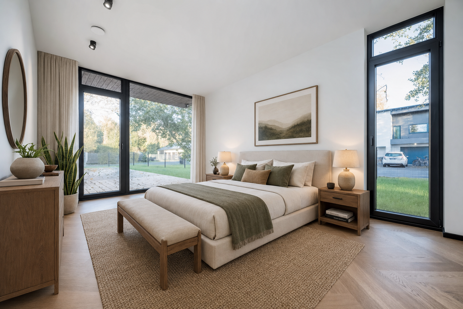 Staged room