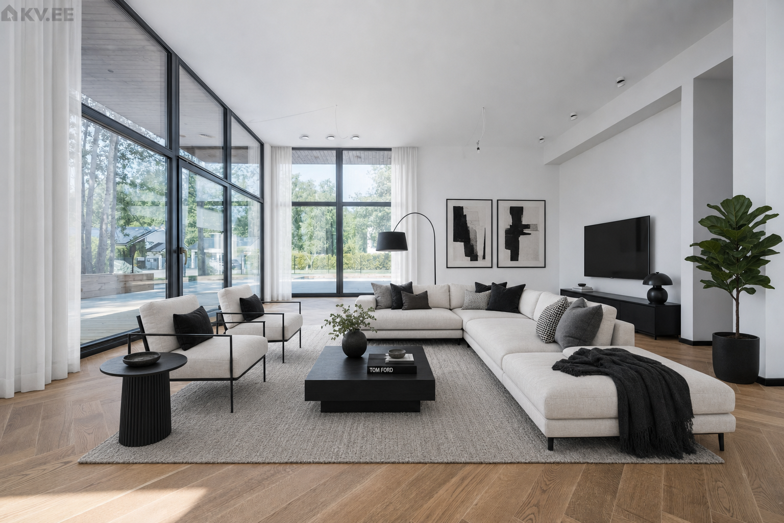 Staged room